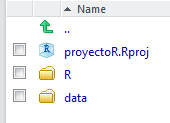 Carpeta proyectoR